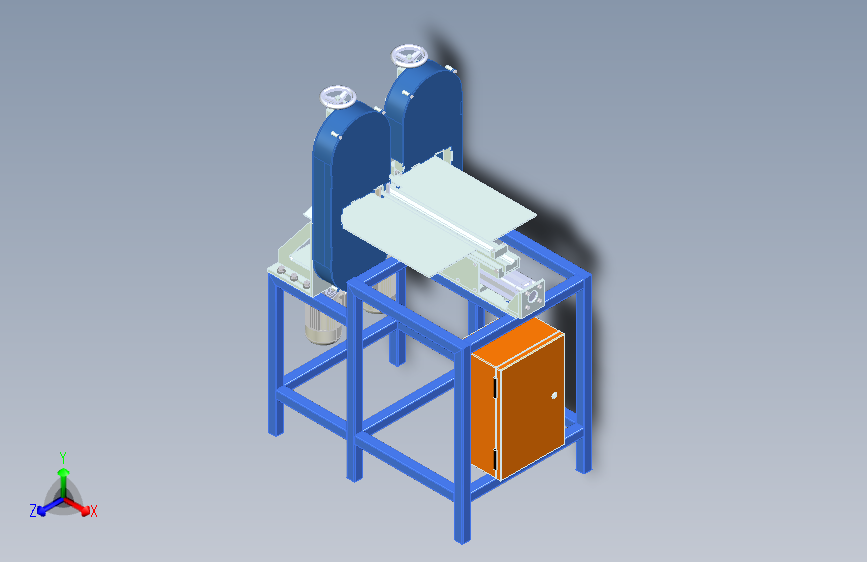 Y7198-锯 band saw machine X_T