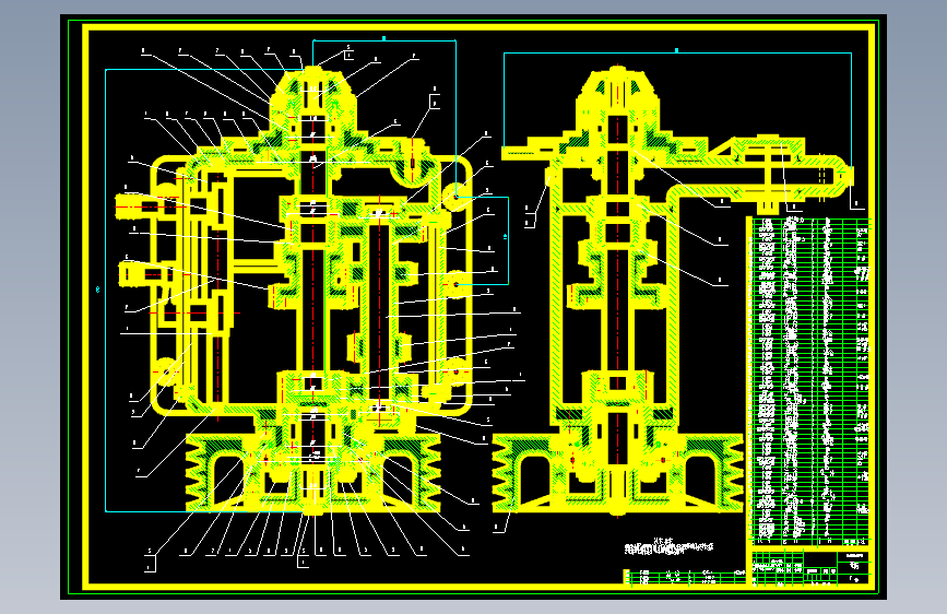 S0063-50米钻机结构设计(cad+说明书)
