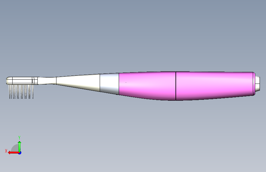 S0353-便携式净牙器的设计(模型+cad+说明书)(cad+说明书) 背面视图
