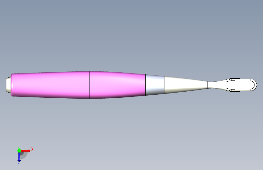 S0353-便携式净牙器的设计(模型+cad+说明书)(cad+说明书) 俯视图