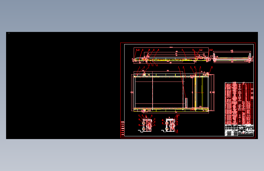 S0450-升降式路边停车系统机械部分的设计(cad+说明书)