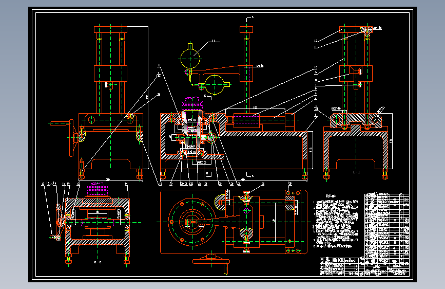 S1047-机械式测刀仪设计(cad+说明书)