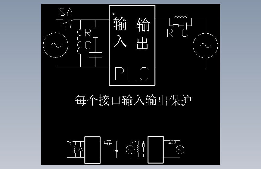 S1072-机械手-工业机械手模型-基于PLC的控制系统软硬件设计 主视图