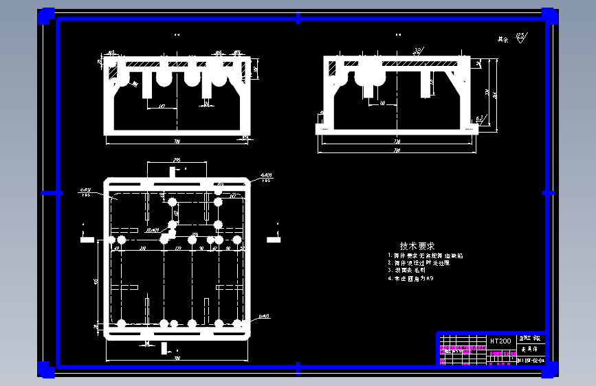 S1197-柴油机齿轮室盖钻镗专机总体及夹具设计