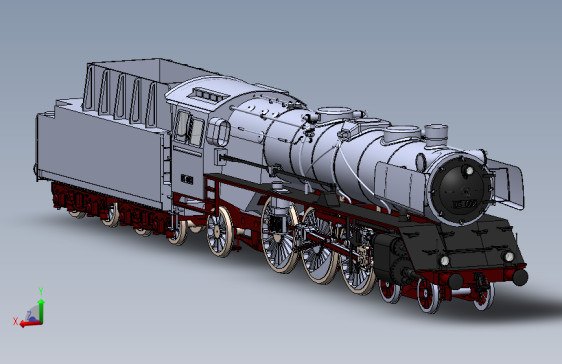 F1370-太平洋型机车