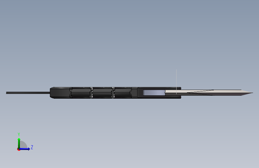 F0095-CSGO爪子刀 左侧视图