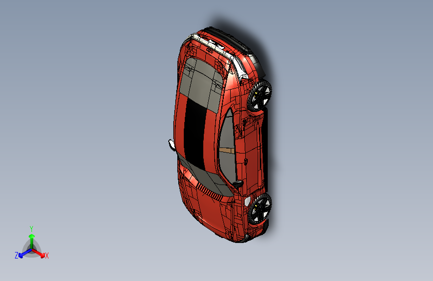 F1147-奥迪RS汽车模型图