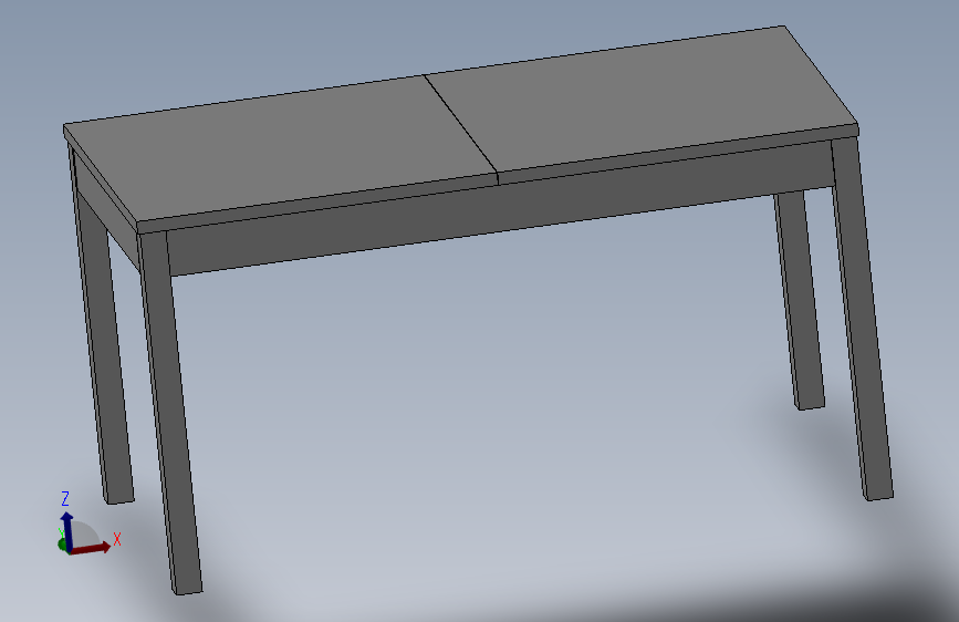 F1269-老式八仙桌模型建模