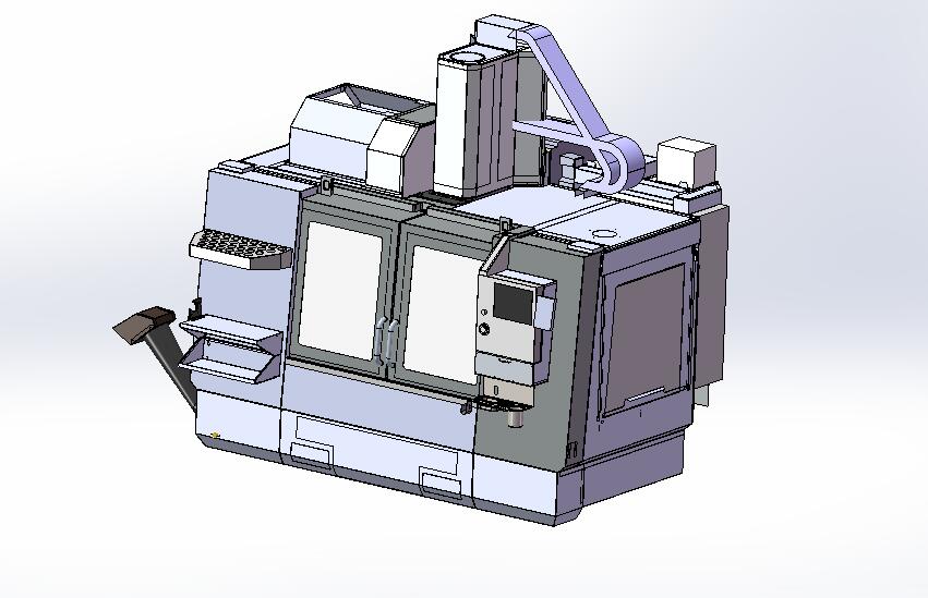 F1345-数控加工中心车床模型