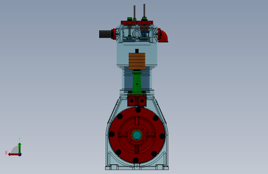 Y6002-空压机 compresor-de-aire SW_SOLIDWORKS 2011_模型图纸下载 – 懒石网