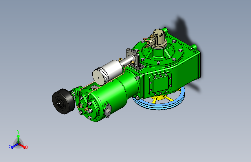 Y6023-空压机 air-compressor-11 STP IGS