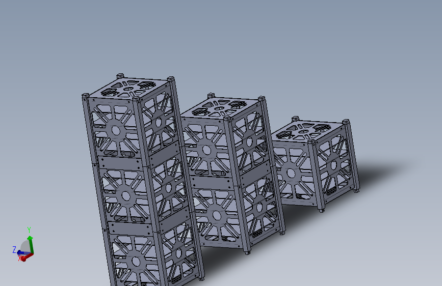 Y6087-卫星 空间站 the-cubesat-challenge-1u-3u SW STP STL