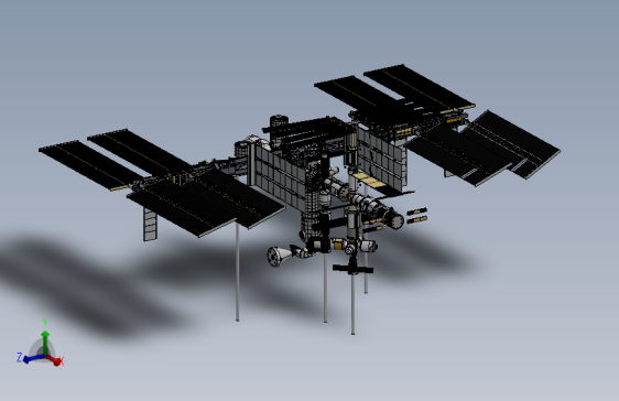 Y6102-卫星 空间站 international-space-station-iss SW