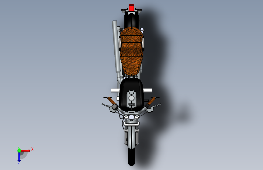 Y6179-摩托车 harley-davidson-fs2 SW_SOLIDWORKS 2022_模型图纸下载 – 懒石网