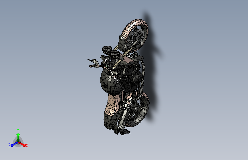 Y6241-摩托车  凯旋 triumph speed triple r 3dm stp