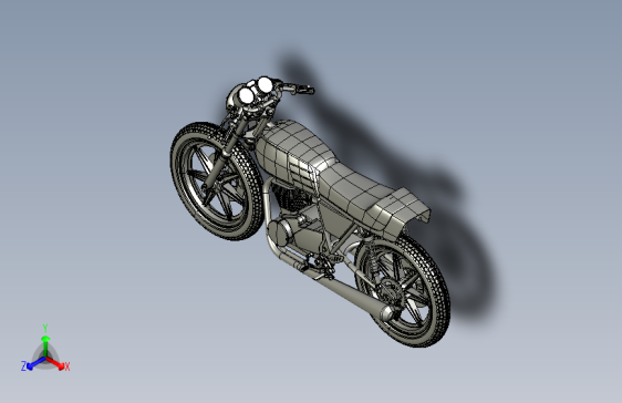 Y6263-摩托车  雅马哈 yamaha xs400 stp