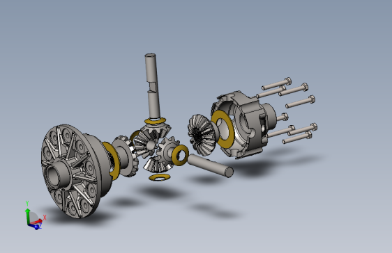 Y6363-差速器 differential axles SW