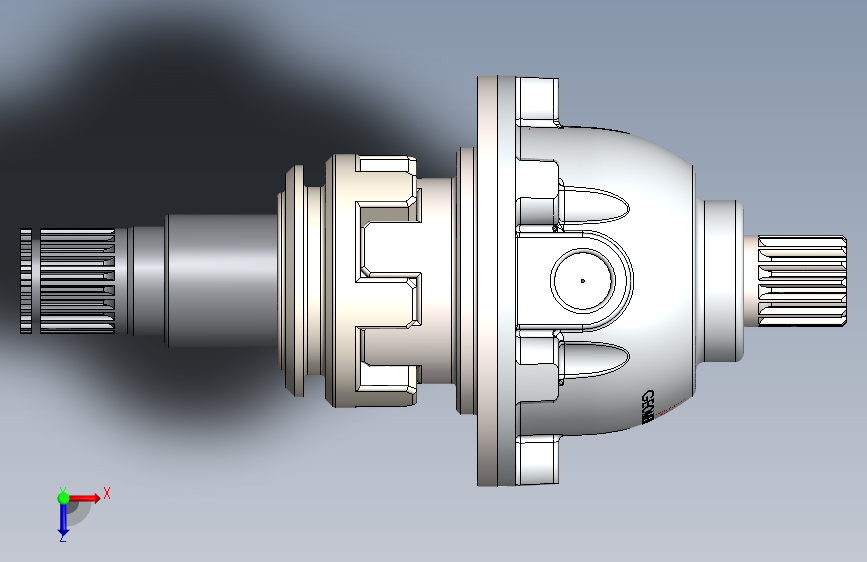 Y6375差速器 differentialgeararrangement SW_SOLIDWORKS 2020_模型图纸下载 懒石网