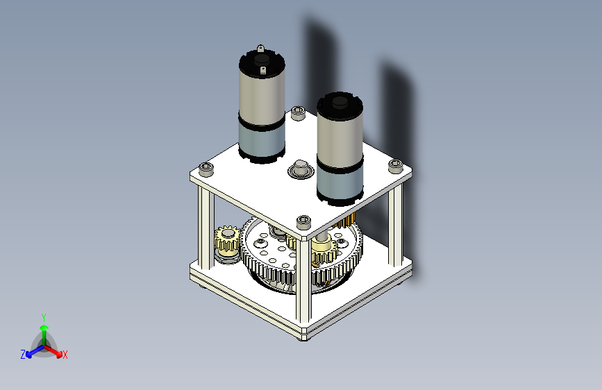 Y6383-差速器 differential-swerve-module-prototype-full-assembly STP