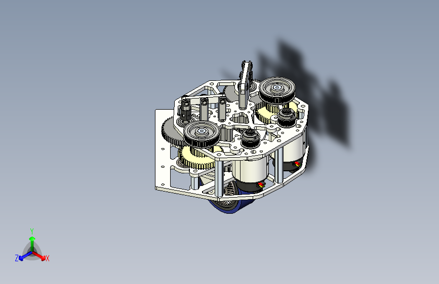 Y6413-差速器 2557-shifting-differential-swerve STP