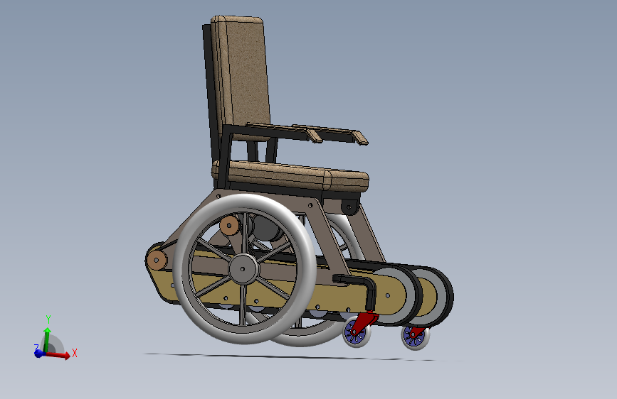 Y6494-爬楼器装置 stair-climbing-wheel-large-size SW