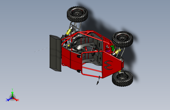 Y6574-卡丁车 钢管车 kart-cross-400cc-black-edition-2-lugares STP