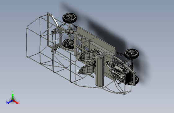 Y6587-卡丁车 钢管车 offroad-van-full-assembly STP