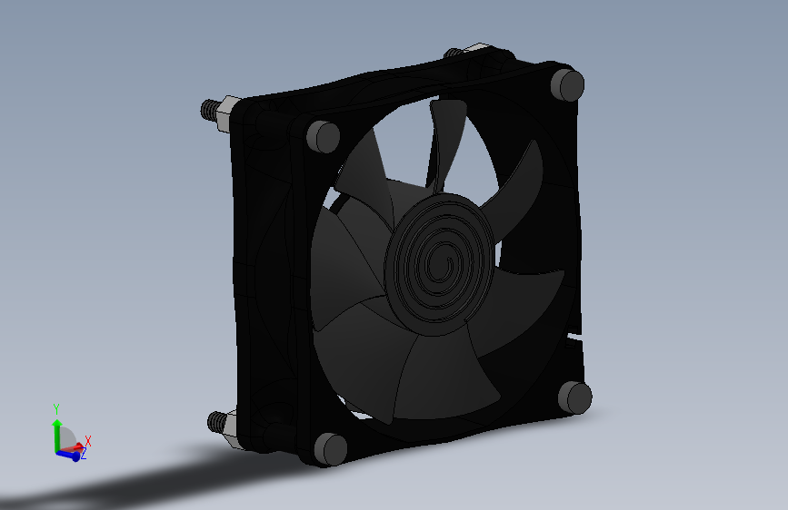 Y6632-风扇 80mm-pc-fan SW STL