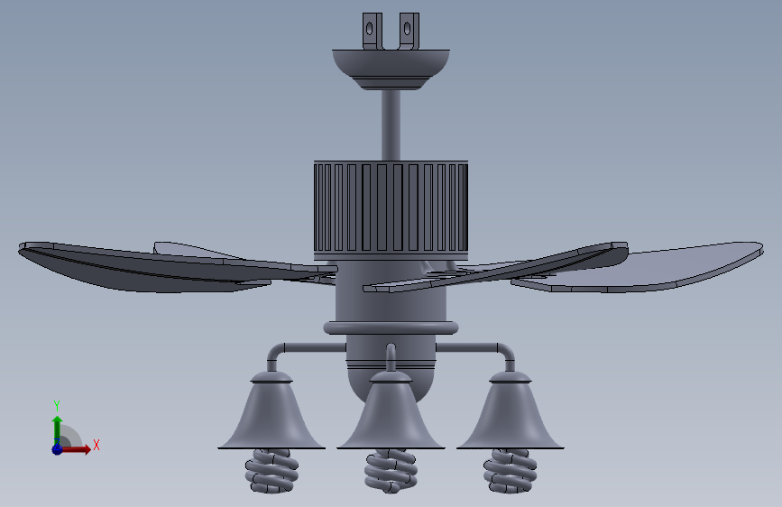 Y6637-风扇 ceiling-fan-21 SW_SOLIDWORKS 2014_模型图纸下载 – 懒石网