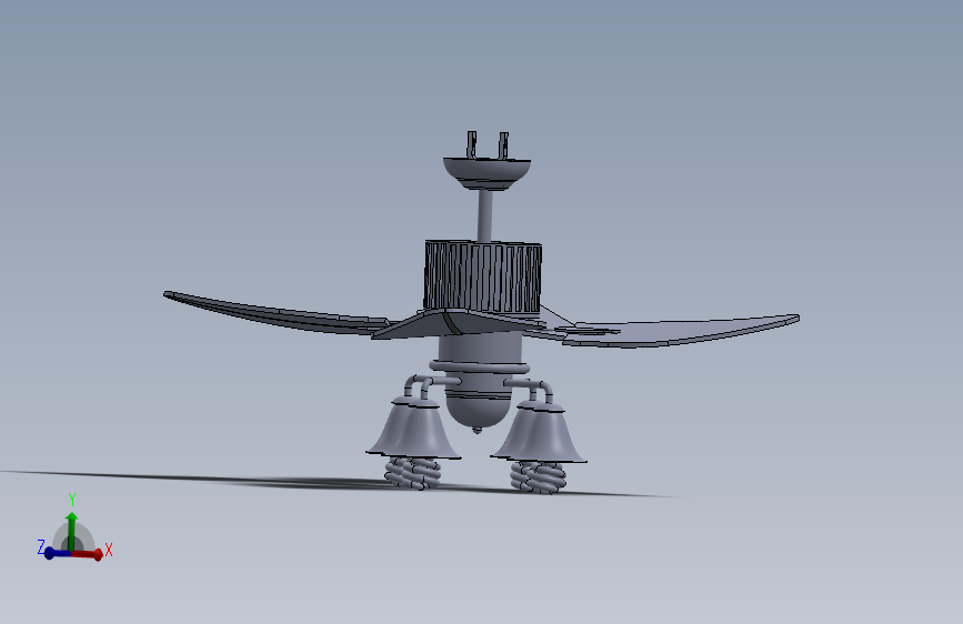 Y6637-风扇 ceiling-fan-21 SW_SOLIDWORKS 2014_模型图纸下载 – 懒石网