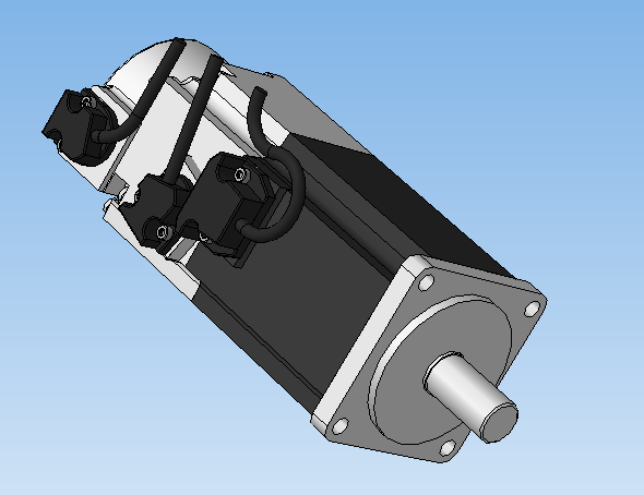 带制动器的交流伺服电机HG-KR43BJ_A三菱电机