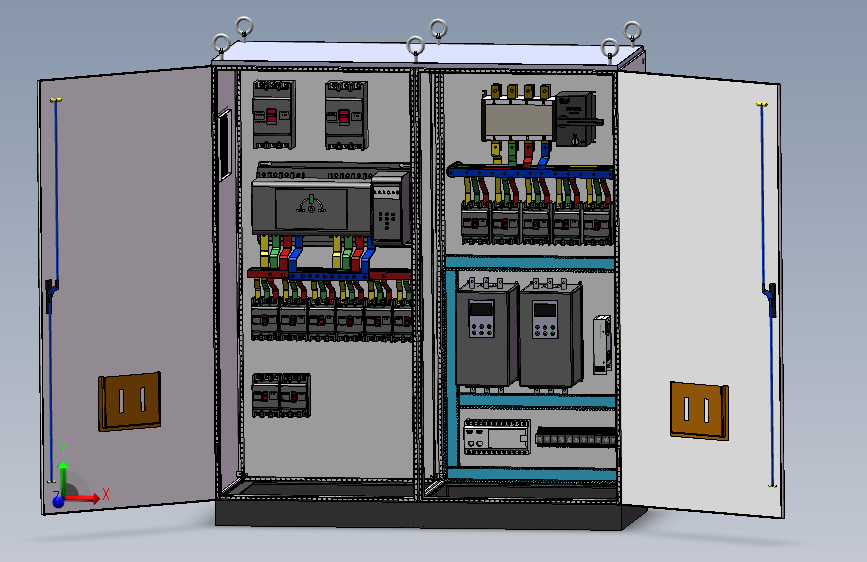双电源CDQ1S软启动plc控制柜