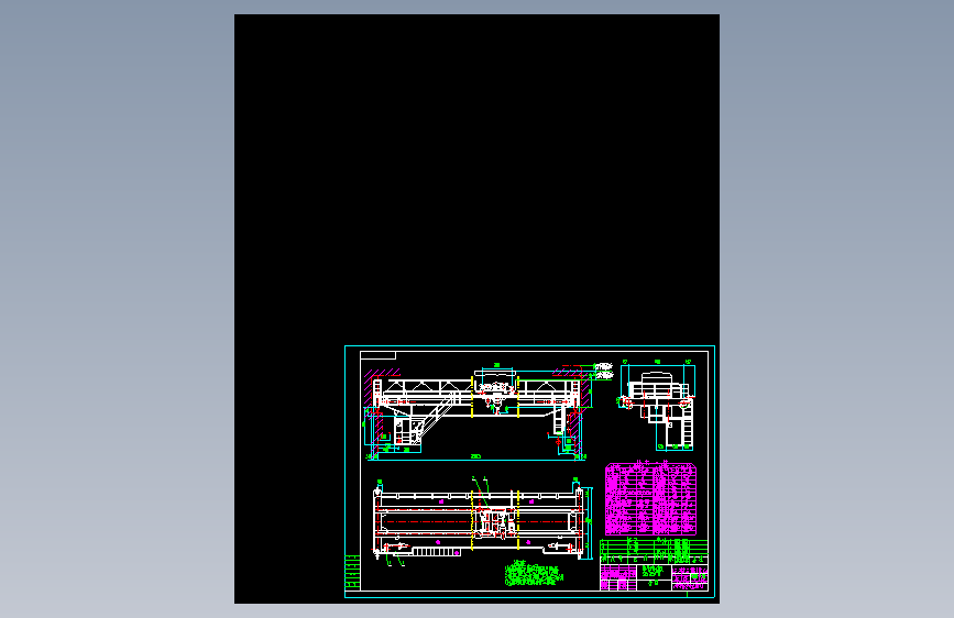 T0507-QD32(5)t吊钩桥式起重机