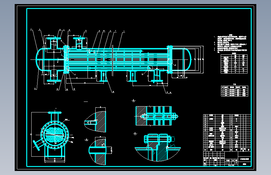 T1407-DN325固定板换热器