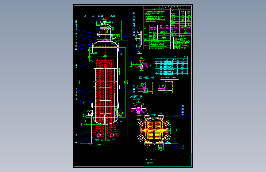 T1644-立式废热锅炉.dwg