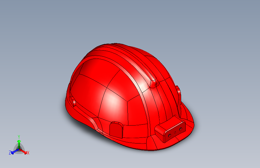 安全帽3D设计三维Step
