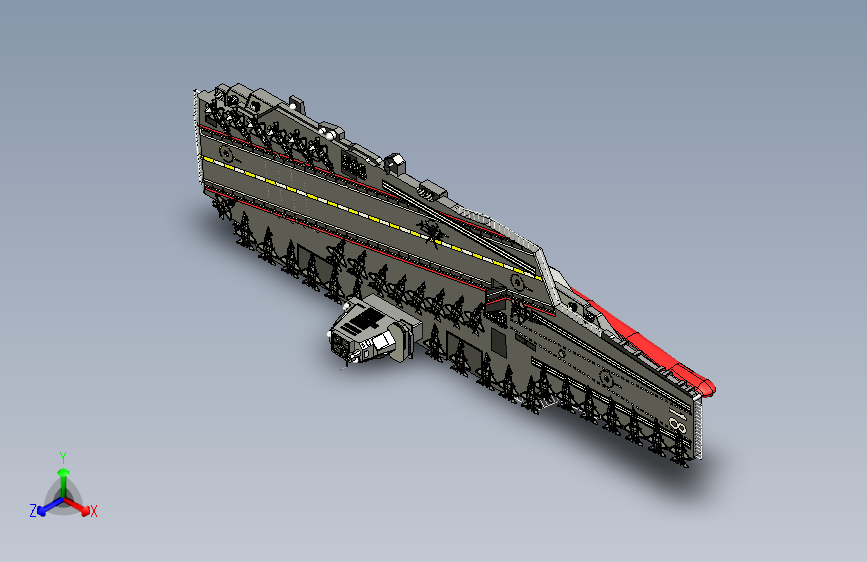 福建舰-003航母三维模型