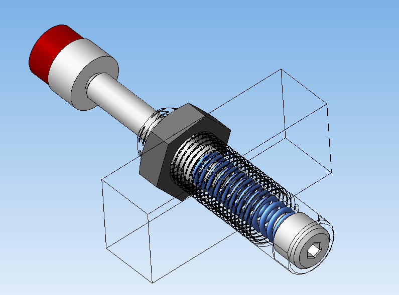 具有压力调节的机械阻尼器
