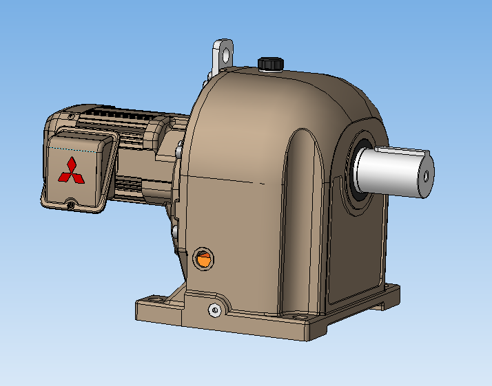 斜齿轮电机0.4kW i=1200 GM-D三菱电机