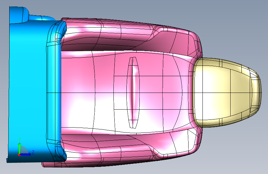 汽车座椅3D模型设计三维UG10.0无参