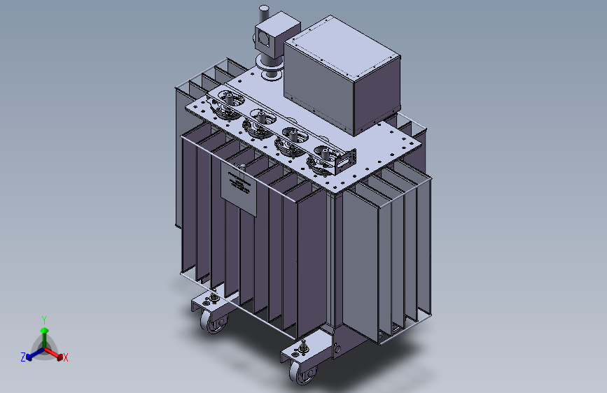 160kva变压器设计模型三维SW2010无参