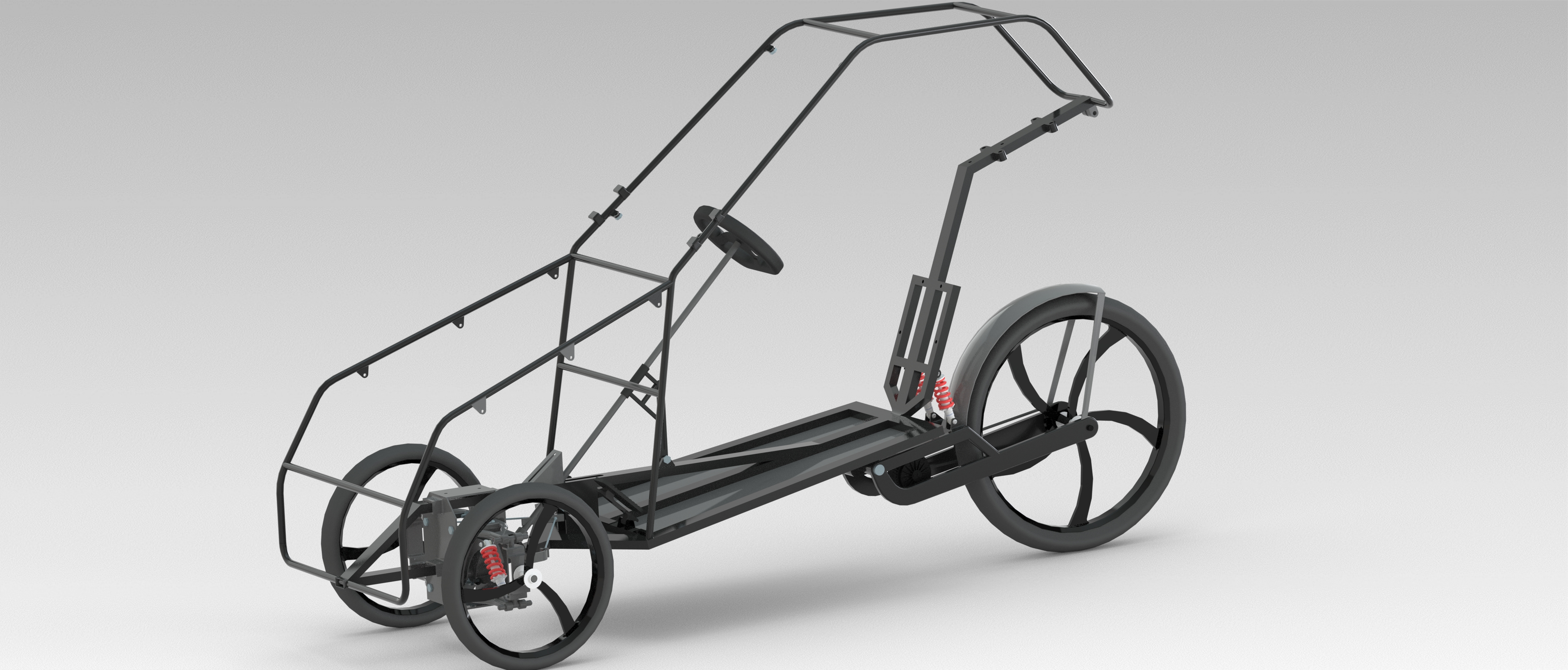 三轮倾斜电动车