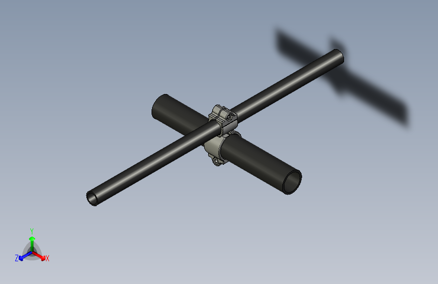 15mm х 25mm交叉固定管支架