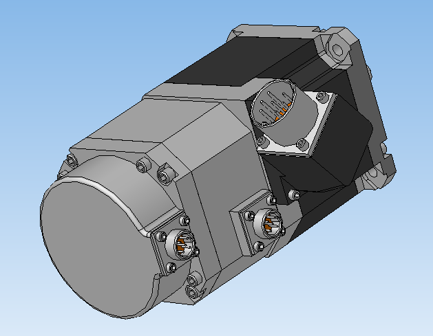 带制动器的交流伺服电机HF-JP53B_B三菱电机