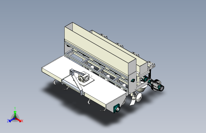 自动播种机三维UG模型+CAD图纸