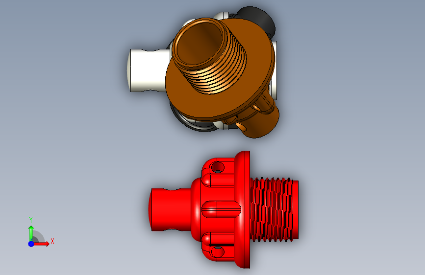 用于运输和储存带外螺纹M6x0.5 GOST 25930-83的连接器的2类第2版盖子_STEP_模型图纸下载 – 懒石网