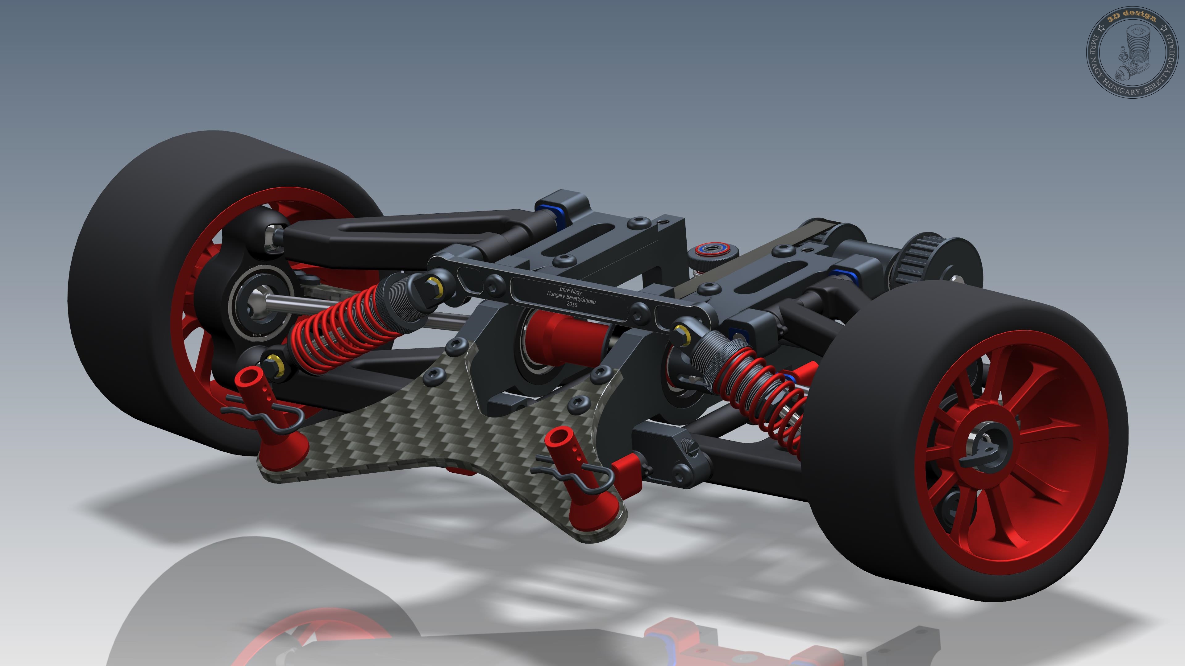 遥控汽车1-8前悬架