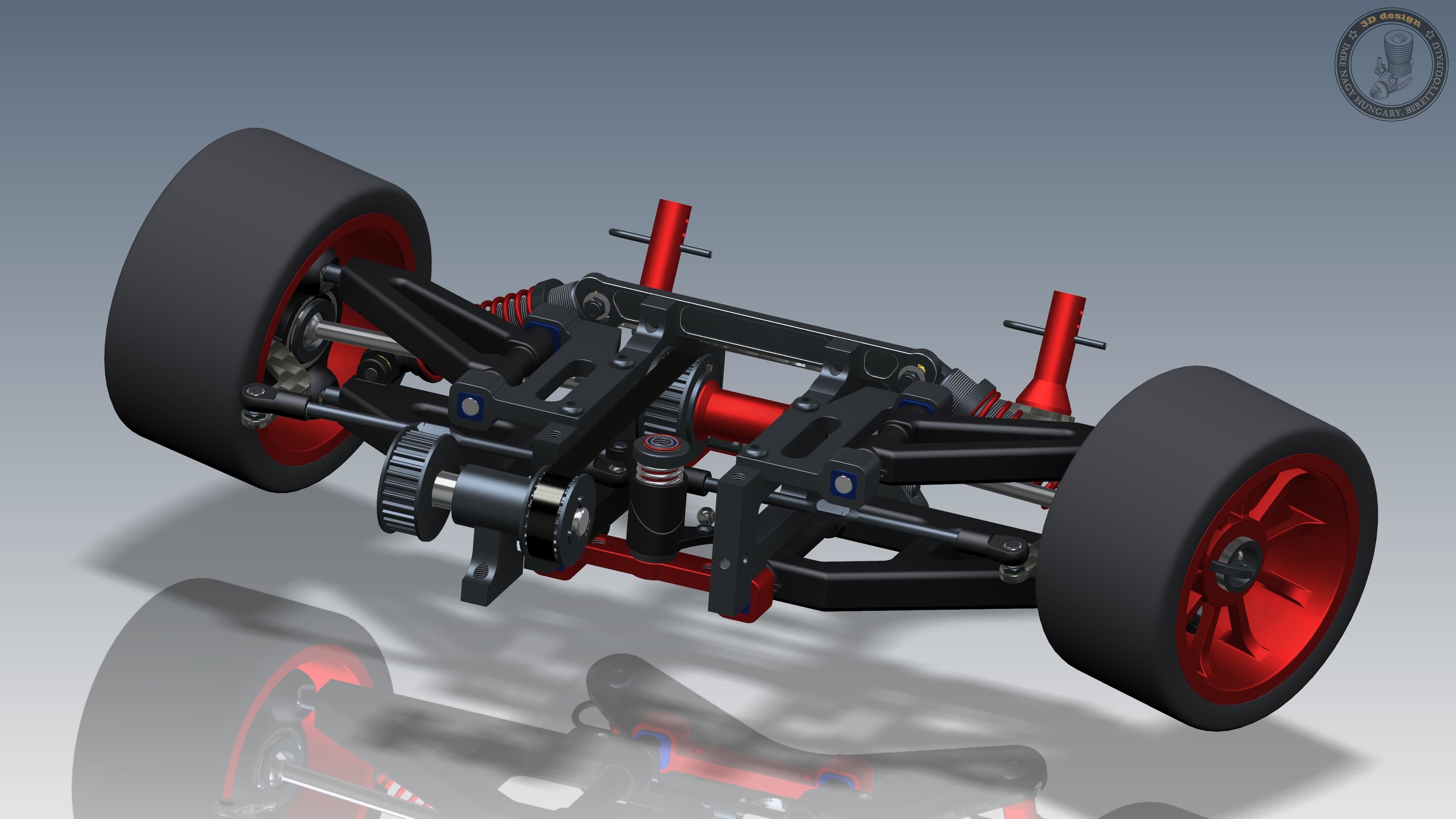 遥控汽车1-8前悬架