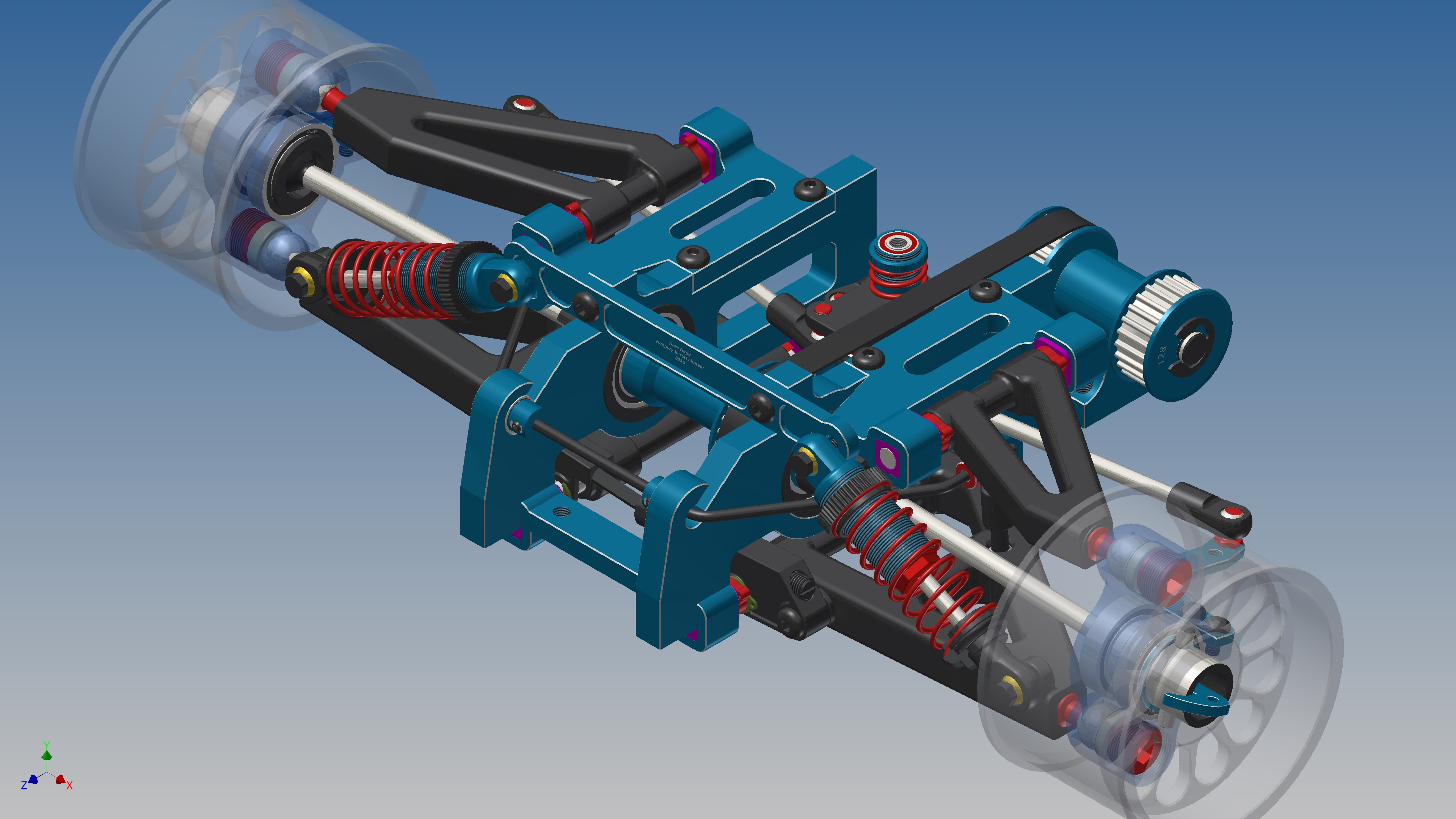 遥控汽车1-8前悬架