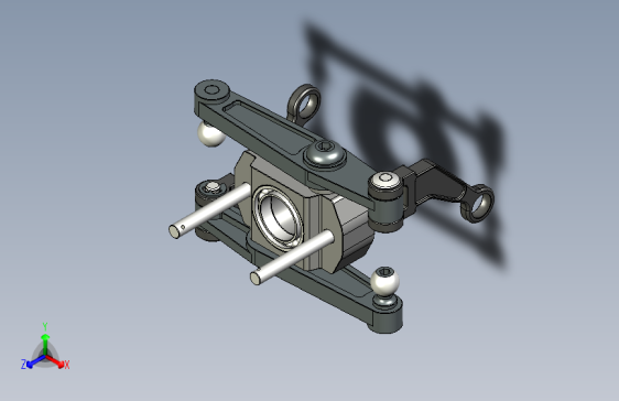 遥控直升机，旋翼控制
